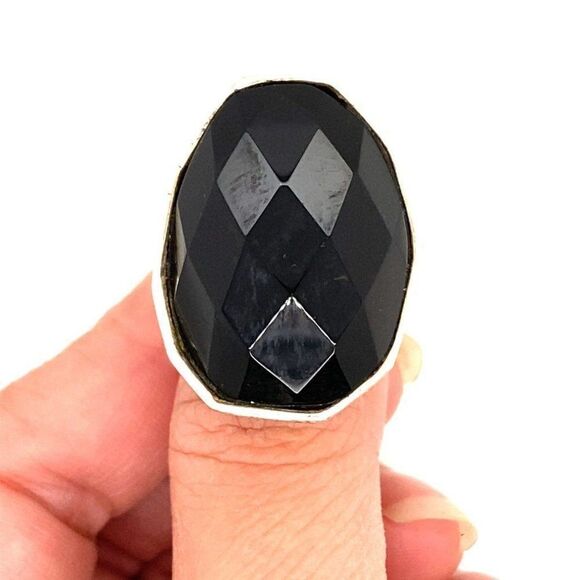 925 Onyx Ring  - Picture 2 of 7